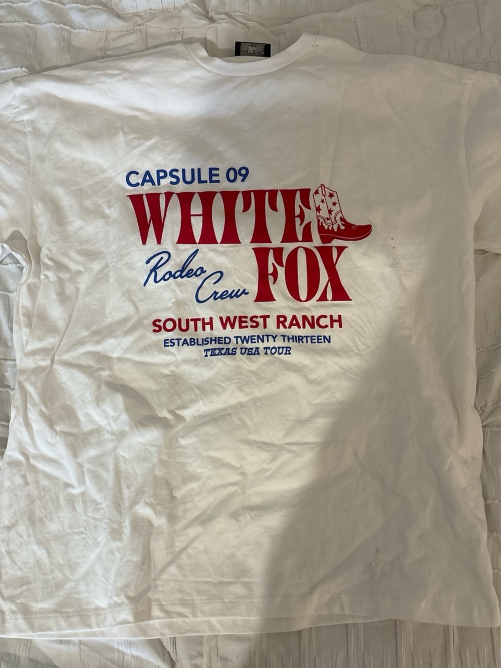 White Fox Boutique rodeo crew oversized tee